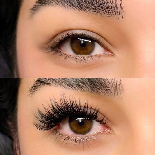 Before,And,After,Getting,Dolly,Eye,Lashes.,Dolly,Eye,Lashes,